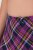 Ulla Popken 851071 Geruite slips van biologisch katoen 2-pack Violet - Slips - 