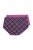 Ulla Popken 851071 Geruite slips van biologisch katoen 2-pack Violet - Slips - 