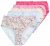 Ulla Popken 851140 Gebloemde slips 5-pack Roze - Slips - 