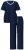 Ulla Popken 851245 Pyjama met strepen Donkerblauw - Pyjama's en Loungewear - 