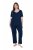 Ulla Popken 851245 Pyjama met strepen Donkerblauw - Pyjama's en Loungewear - 