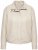 Ulla Popken 851329 Bikerjack met leerlook en rits Taupe - Jassen - Damesjassen in grote maten