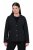 Ulla Popken 851341 Krijtstreep stretch blazer Zwart - Blazers - Blazers in grote maten voor dames