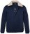 Men+ 369 Jack bellyfit met teddykraag Donkerblauw - Jassen - Grote Maten Herenjassen