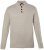 JP1880 851436 Gebreide trui met knoopkraag Notenbruin TALL - TALL sweatshirts - TALL sweatshirts en hoodies