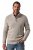 JP1880 851436 Gebreide trui met knoopkraag Notenbruin TALL - TALL sweatshirts - TALL sweatshirts en hoodies