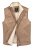 JP1880 851516 Bodywarmer in suèdelook met teddyvoering Beige - Jassen - Grote Maten Herenjassen