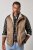 JP1880 851516 Bodywarmer in suèdelook met teddyvoering Beige - Jassen - Grote Maten Herenjassen