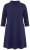 Ulla Popken 851664 A-lijn jersey jurk met zakken Donkerblauw - Kleedjes - Jurken in alle maten