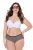 Ulla Popken 851730 Bedrukte slips 5-pack Beige - Slips - 