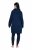 Ulla Popken 851749 Loungejurk met ruitjes en capuchon Donkerblauw - Pyjama's en Loungewear - 