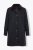 Ulla Popken 851765 Corduroy jas Donkerblauw - Jassen - Jassen in grote maten