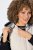 Ulla Popken 851781 Gewatteerd vest met capuchon Gebroken wit - Bodywarmers - 