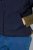 Ulla Popken 851785 Oversized gewatteerd vest met capuchon Donkerblauw - Bodywarmers - 