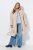 Ulla Popken 851811 Gewatteerde jas Beige - Jassen - Jassen in grote maten