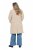 Ulla Popken 851811 Gewatteerde jas Beige - Jassen - Jassen in grote maten