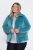 Ulla Popken 851819 Corduroy jack Grijs - Jassen - Damesjassen in grote maten