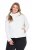 Ulla Popken 851833 Gewatteerd vest met opstaande kraag Gebroken wit - Bodywarmers - 