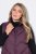 Ulla Popken 851833 Gewatteerd vest met opstaande kraag Bruin - Bodywarmers - 
