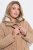 Ulla Popken 852028 Parka Beige - Jassen - Jassen in grote maten