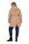 Ulla Popken 852028 Parka Beige - Jassen - Jassen in grote maten