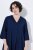 Ulla Popken 852191 Denim jurk met zakken Denimblauw - Kleedjes - Jurken in alle maten