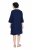 Ulla Popken 852191 Denim jurk met zakken Denimblauw - Kleedjes - Jurken in alle maten