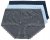 Ulla Popken 852249 Slips 3-pack Antraciet - Slips - 