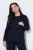 Ulla Popken 852498 Blazer met strass Donkerblauw - Blazers - Blazers in grote maten voor dames