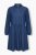 Ulla Popken 852768 A-lijn denim jurk met zakken Denimblauw - Kleedjes - Jurken in alle maten