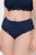 Ulla Popken 852930 Slips met kant Donkerblauw - Slips - 
