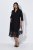 Ulla Popken 852937 Jersey jurk Zwart - Jersey jurken - 