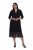 Ulla Popken 852937 Jersey jurk Zwart - Jersey jurken - 