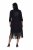 Ulla Popken 852937 Jersey jurk Zwart - Jersey jurken - 