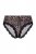 Ulla Popken 853106 Strings met dierenprint Zwart - Slips - 
