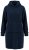 Ulla Popken 853353 Loungejurk met capuchon Donkerblauw - Pyjama's en Loungewear - 