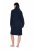 Ulla Popken 853353 Loungejurk met capuchon Donkerblauw - Pyjama's en Loungewear - 