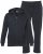 Men+ 442 Joggingpak Zwart - Trainingspakken - Grote Maten Trainingspakken Heren
