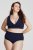 Ulla Popken 853611 Zwangerschapsslips Donkerblauw - Slips - 