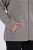 Ulla Popken 853668 Fleecejas met opstaande kraag Grijs - Fleecekleding - 