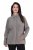 Ulla Popken 853668 Fleecejas met opstaande kraag Grijs - Fleecekleding - 