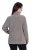 Ulla Popken 853668 Fleecejas met opstaande kraag Grijs - Fleecekleding - 