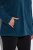 Ulla Popken 853668 Fleecejas met opstaande kraag Petrol - Fleecekleding - 