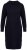 Ulla Popken 853669 Sweatjurk met lange mouwen en capuchon Donkerblauw - Sweatjurken - 