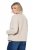 Ulla Popken 853685 Teddy jack Champagne - Jassen - Damesjassen in grote maten