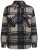 Ulla Popken 853709 Teddy jack Beige - Jassen - Damesjassen in grote maten