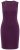 Ulla Popken 853766 Bodycon jurk met strass Pruim - Avondjurken - Avondjurken in grote maten