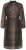 Ulla Popken 853788 Chiffon jurk met dierenprint Lichtbruin - Maxi jurken - Maxi jurken in grote maten