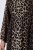 Ulla Popken 853788 Chiffon jurk met dierenprint Lichtbruin - Maxi jurken - Maxi jurken in grote maten