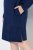 Ulla Popken 853877 Gebloemde sweatjurk Donkerblauw - Kleedjes - Jurken in alle maten